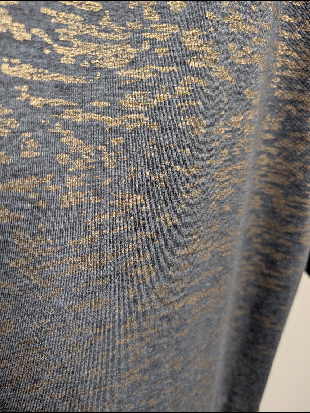 LuLaRoe Nicole Limited Edition Gray Gold Foil Maxi Dress 3XL - Picture 2 of 7